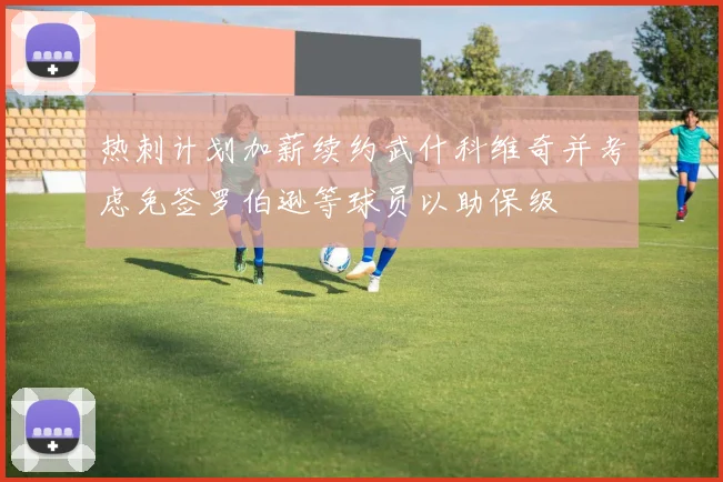 热刺计划加薪续约武什科维奇并考虑免签罗伯逊等球员以助保级